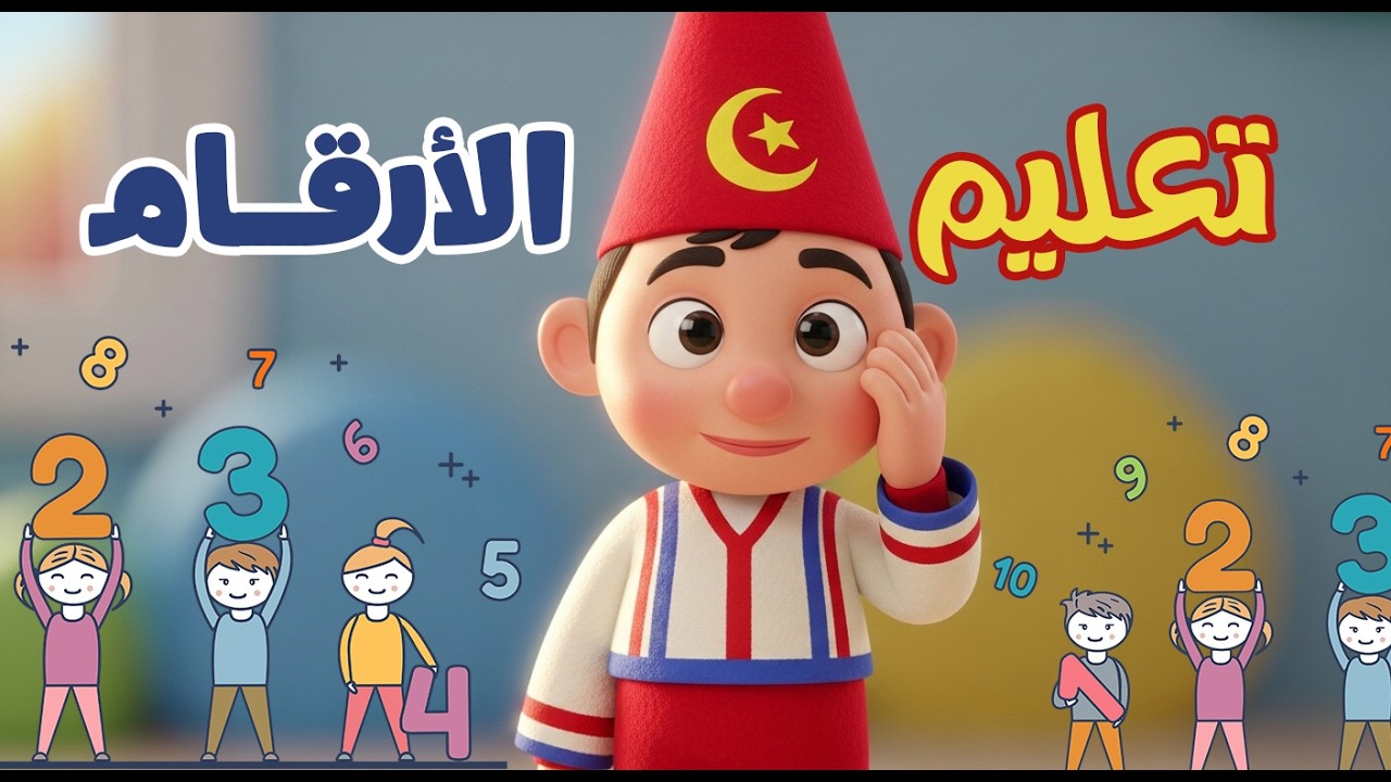 تعلّم الأرقام 🎈 مع الأراجوز 🤡  مرح ما قبل المدرسة #الأرقام_الإنجليزية #تعلّم_الأرقام #رياض_الأطفال
