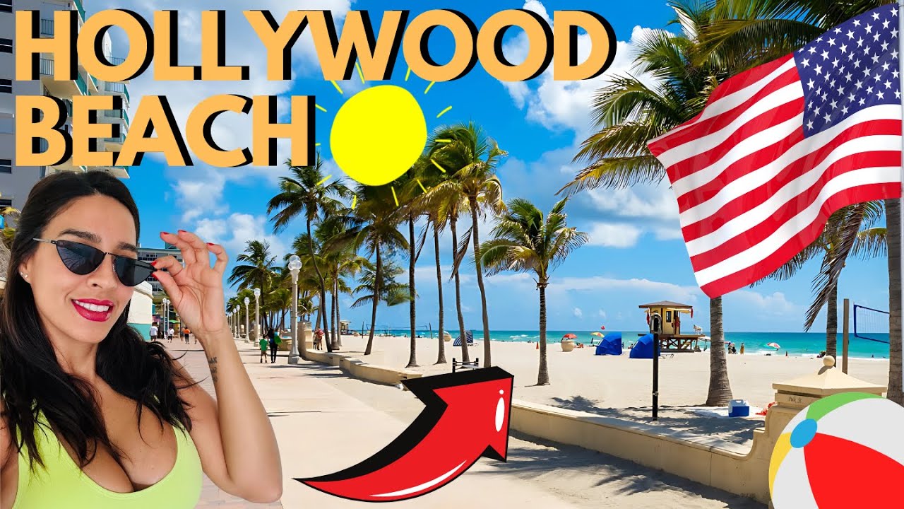 Hollywood Beach al NORTE de MIAMI BEACH