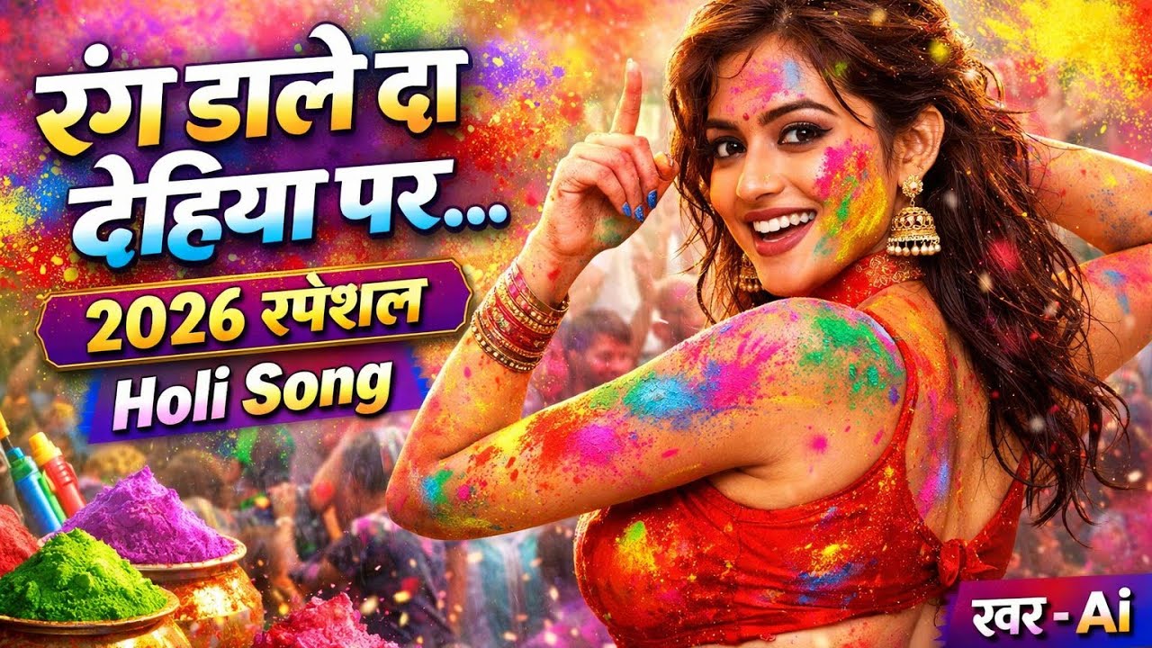 रंग डाले दा देहिया पर झमाझम हो।।2026 new bhojpuri होली song।। Ai Song 