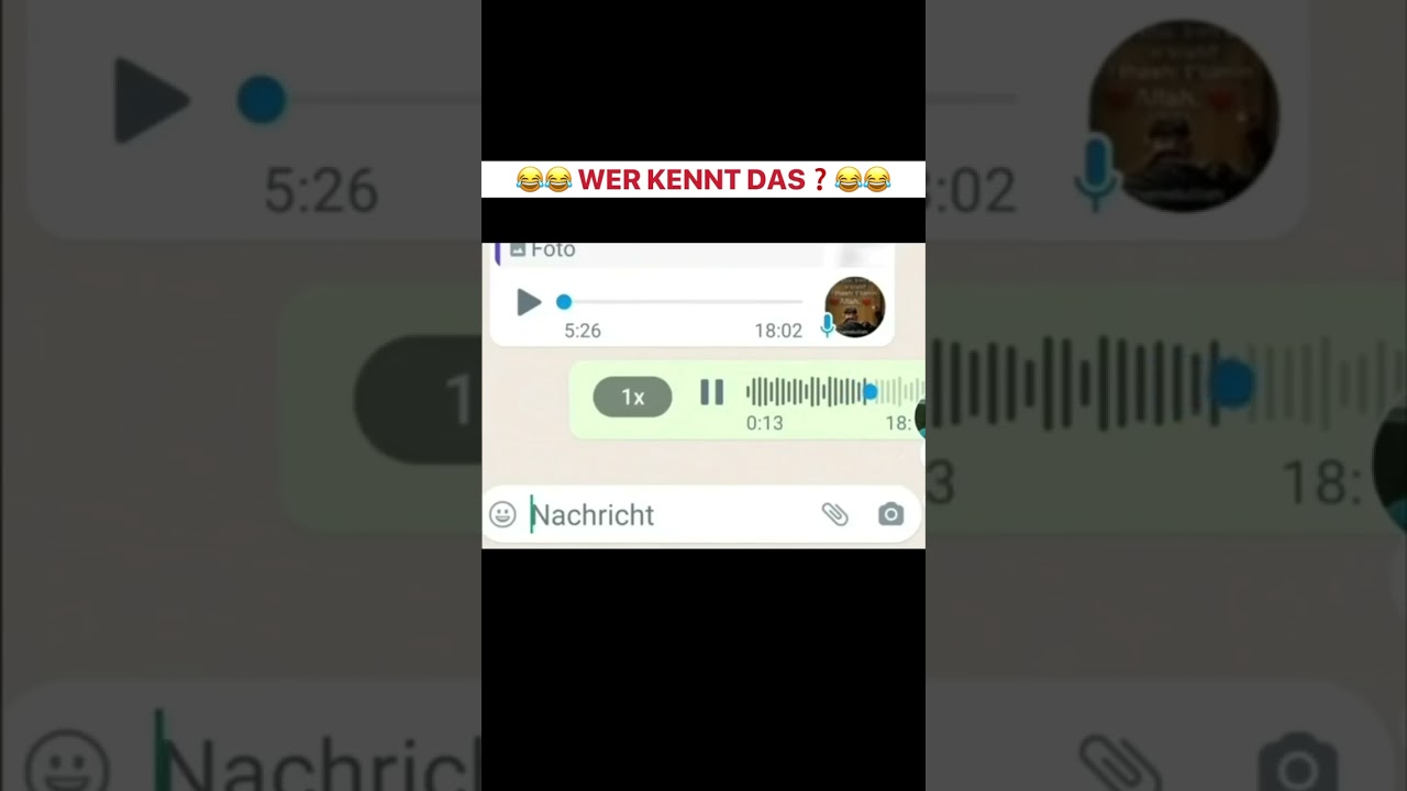 Warum schickt man 5 Minuten Sprachnachrichten?