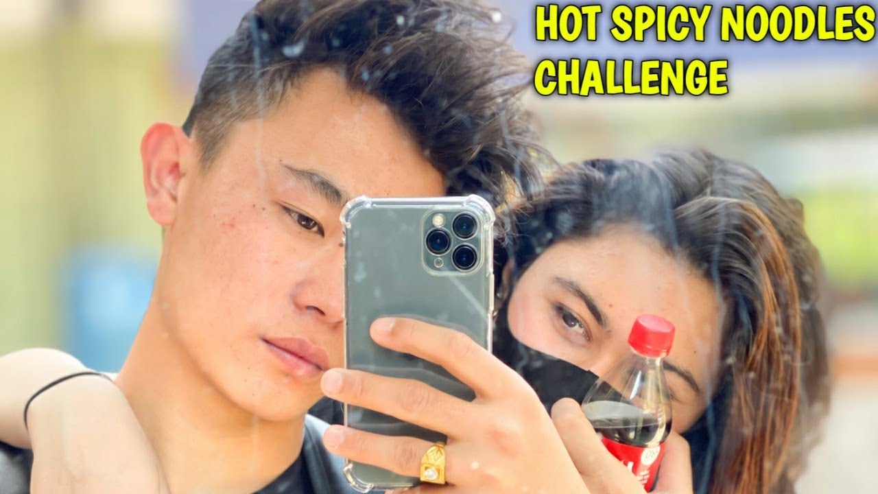 HOT SPICY NOODLES CHALLENGE ! RAJKUMAR THAPA MAGAR vs ALISHA