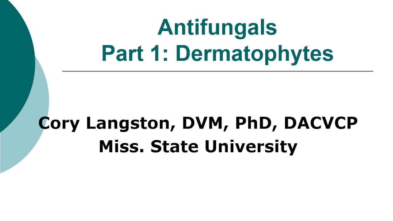 Antifungal Therapy in Veterinary Medicine, Part 1: Dermatophytes