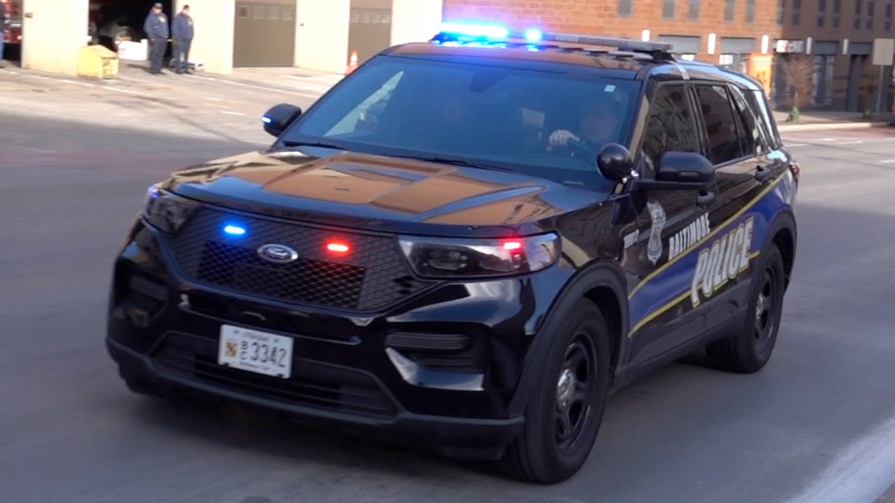 Baltimore Police FPIU Responding