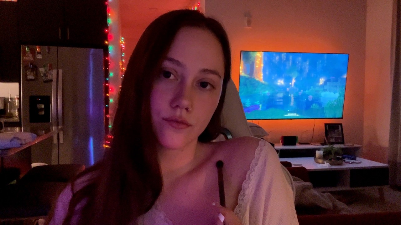 ASMR on Myself 😴❤️ #asmr