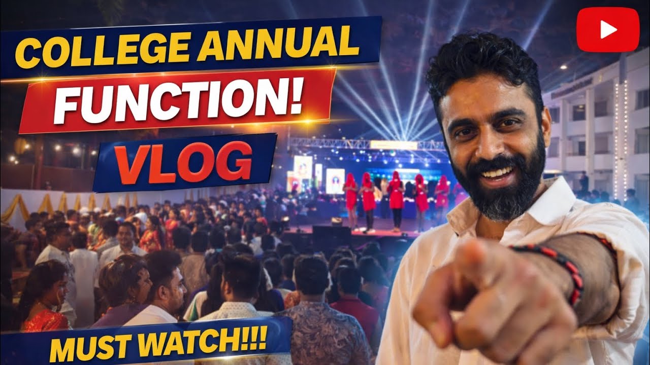 College Annual Function 2026 🎉 | Dance, Fun & Full Masti Vlog