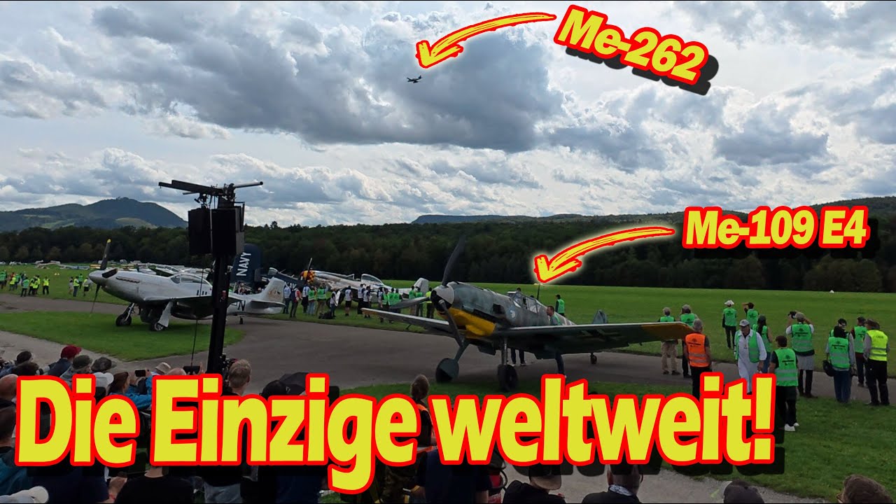 Hahnweide 2025: Me 109 und Me 262 in Aktion!