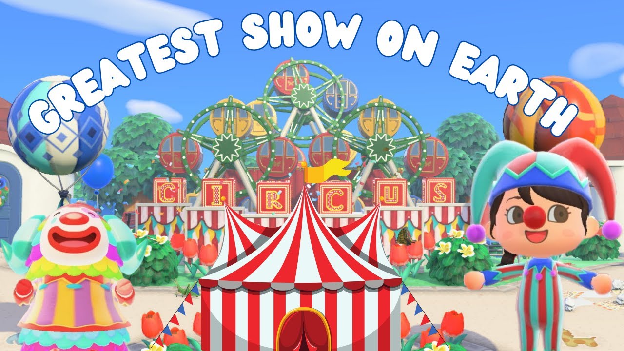THE CIRCUS IS IN TOWN! 🎪 ACNH Island Tour Highwire | Animal Crossing: New Horizons Gameplay