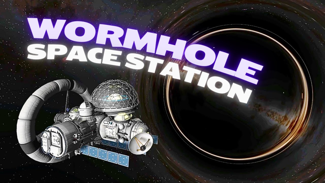 WORMHOLE SPACE STATION! in Kerbal Space Program (Stockalike Station Parts Redux Mod & Kcalbeloh)