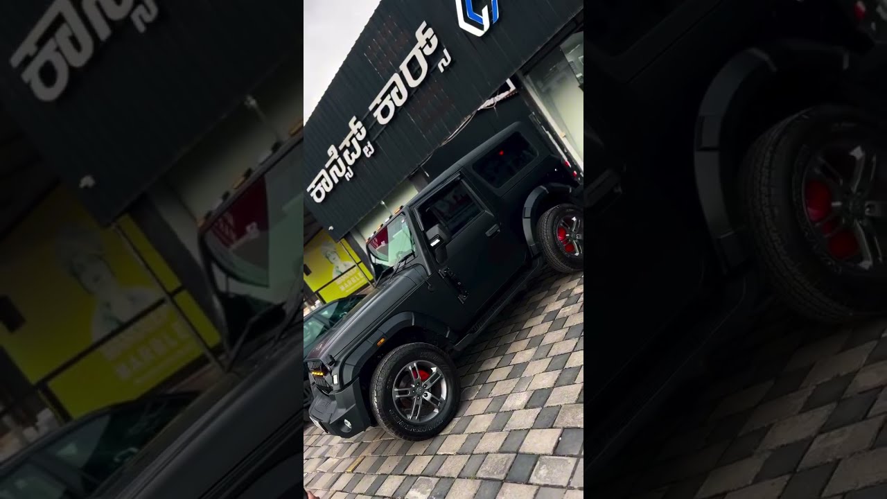 MAHINDRA THAR PROTECTED WITH TRORO AX4 MATTE BLACK PPF