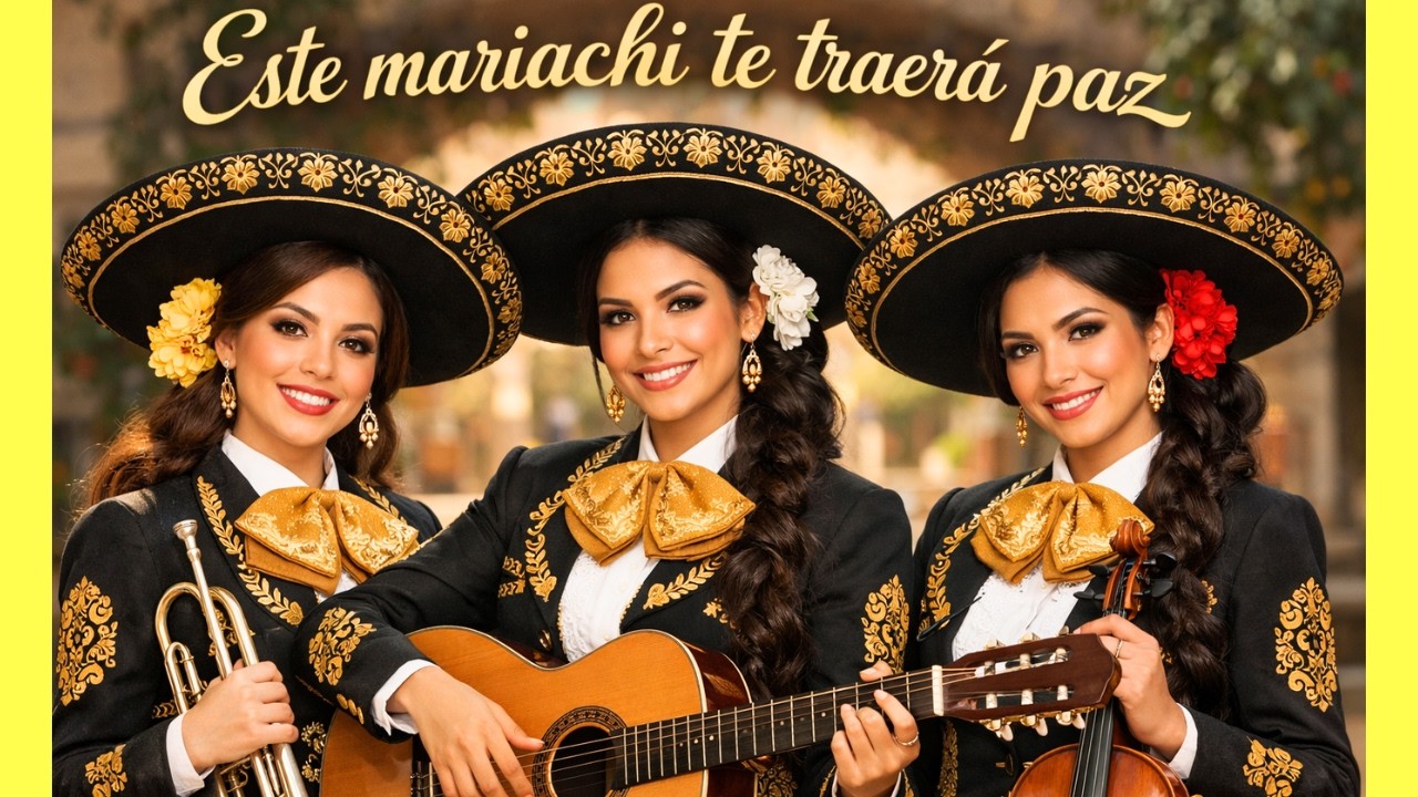 SENTIRÁS PAZ DESDE EL PRIMER SEGUNDO 🤍 Mariachi Cristiano Femenino