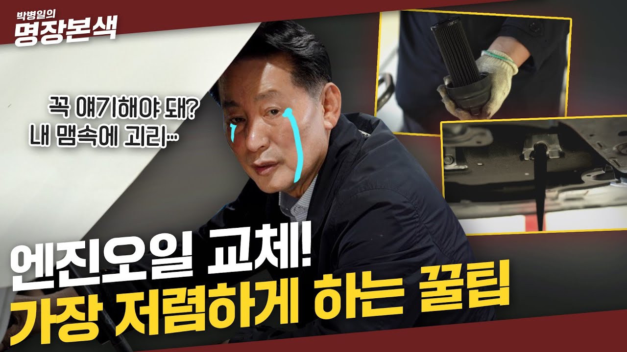 2만키로 탔다면 드루와! | 아직도 그 돈주고 교체하세요? | 차주의 대부분이 모르는 엔진오일 쉽고 싸게 교체하는 팁✨