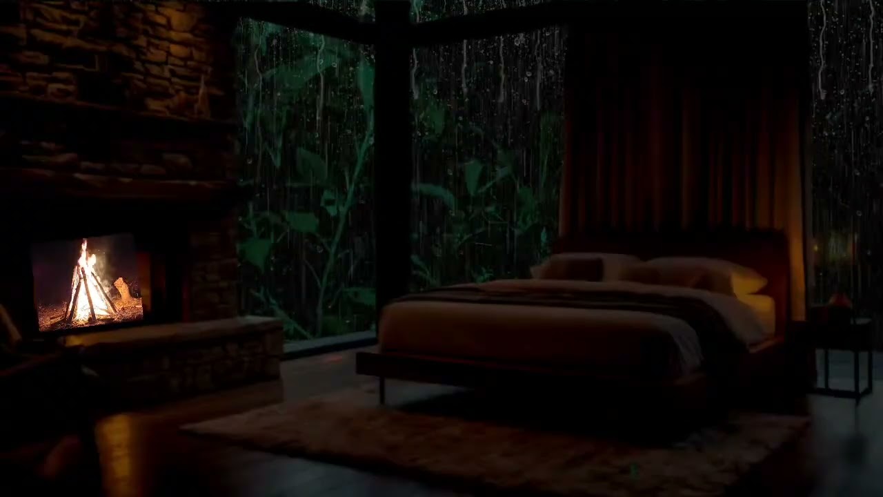 Heavy Rain Against the Window &ndash; Comforting Storm Sounds for Sleep & Focus