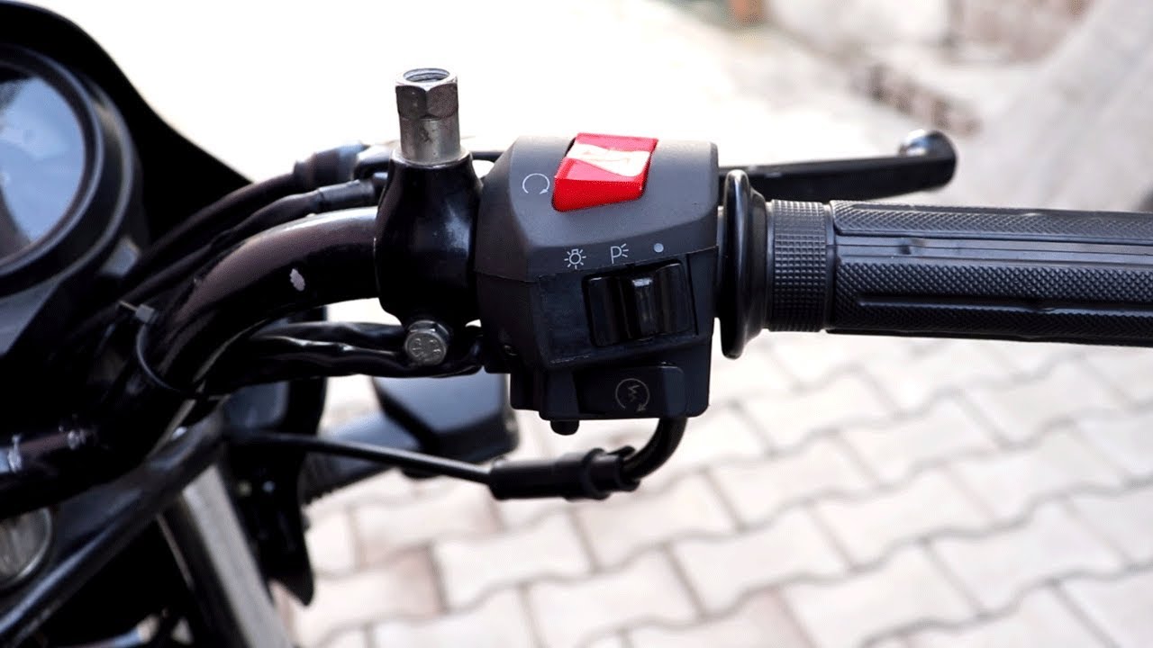 Modified handlebar switch