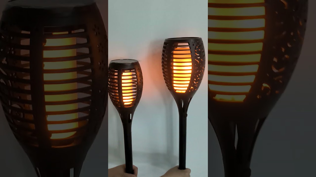 14leds, 96leds Outdoor Led Solar Lights Flickering Dancing Flame Torch Solar Lighting