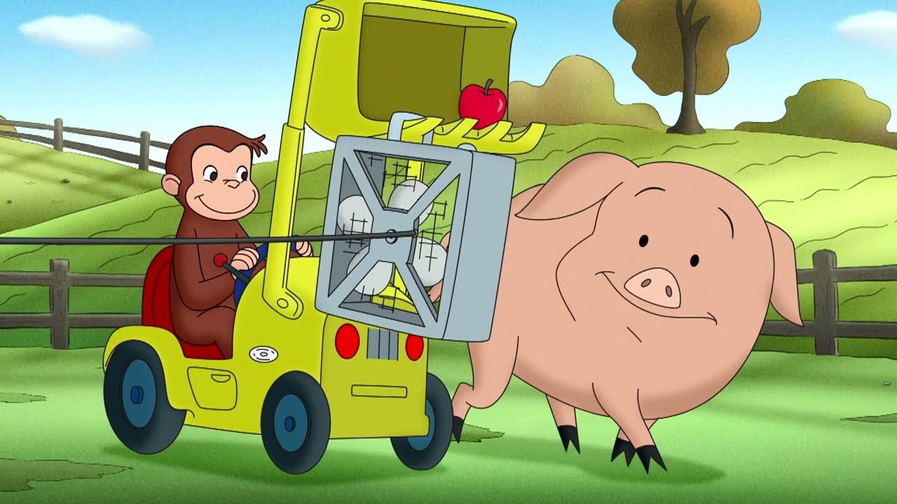 Jorge visita la granja | Jorge El Curioso