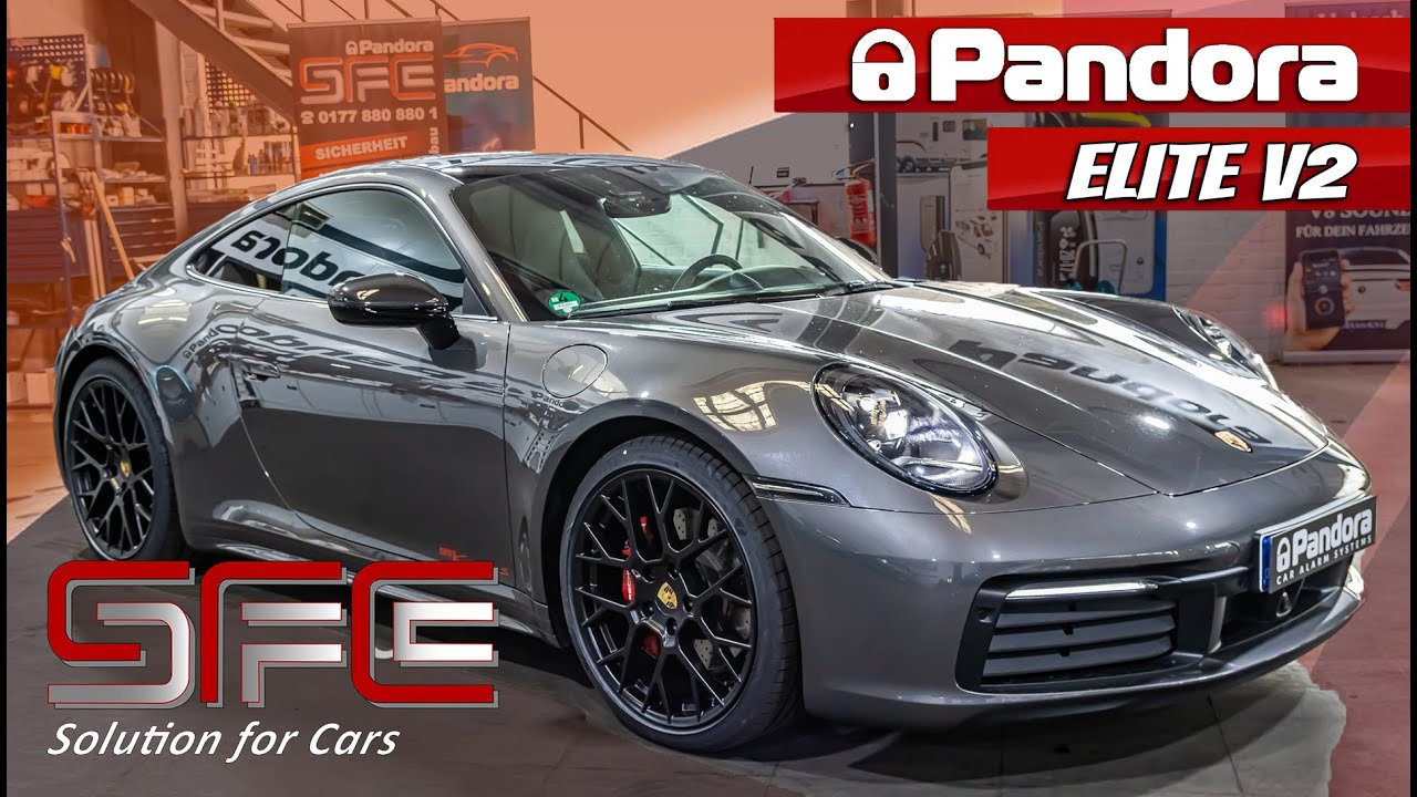 Alarmanlage im Porsche 911 992 Carrera S - Pandora Elite V2