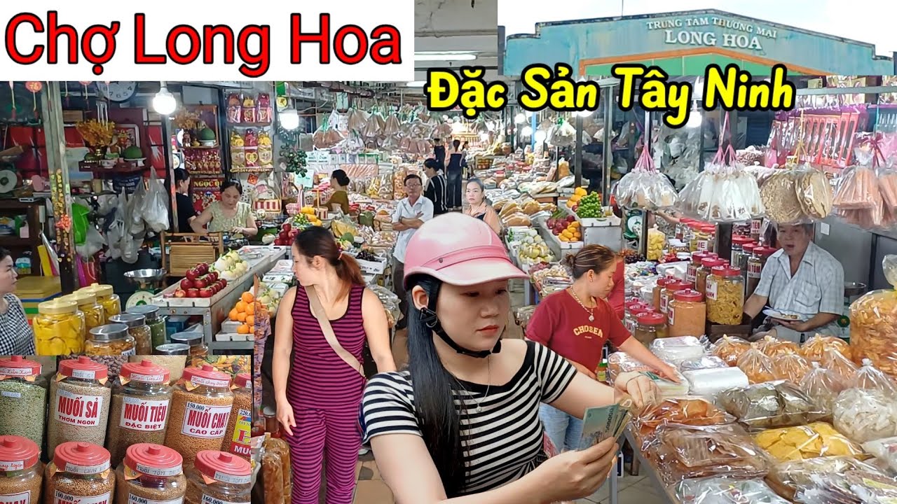 Khám phá chợ Long Hoa - Tây Ninh thiên đường Muối Tôm & Bánh Tráng Trộn