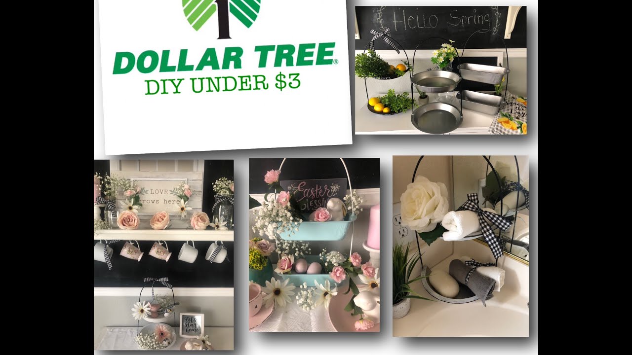 DOLLAR TREE🌳 FARMHOUSE 2 TIERED DIYS FOR ALL YOUR DECOR UNDER $3 DOLLARS😱