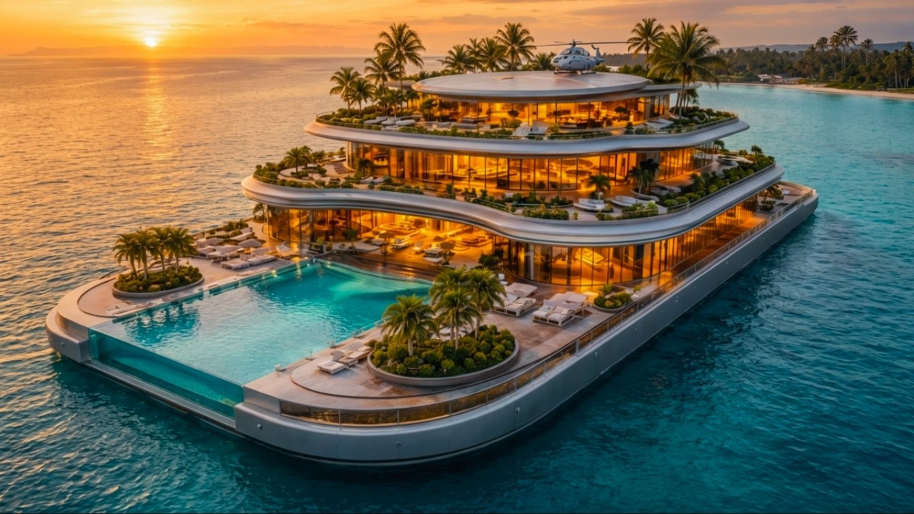 Building a Floating House Valued at $100 Million...
