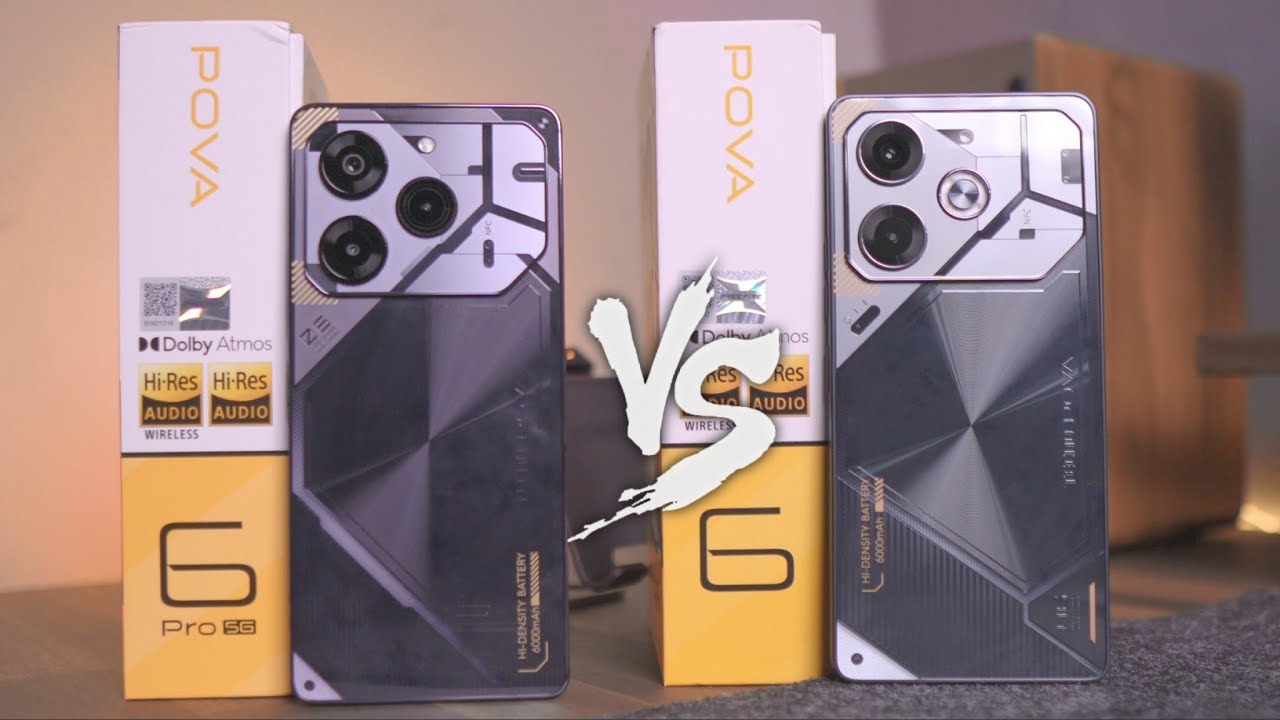 APA BEDANYA TECNO POVA 6 VS TECNO POVA 6 PRO 5G?