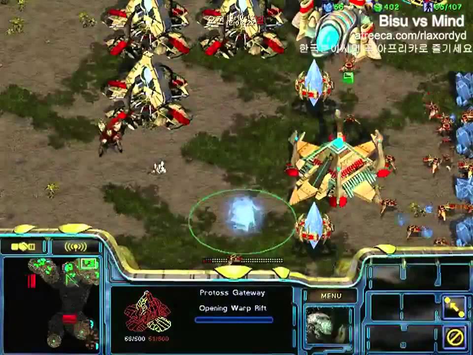 Bisu vs Mind PvT Game 3 Starcraft Brood War FPVOD