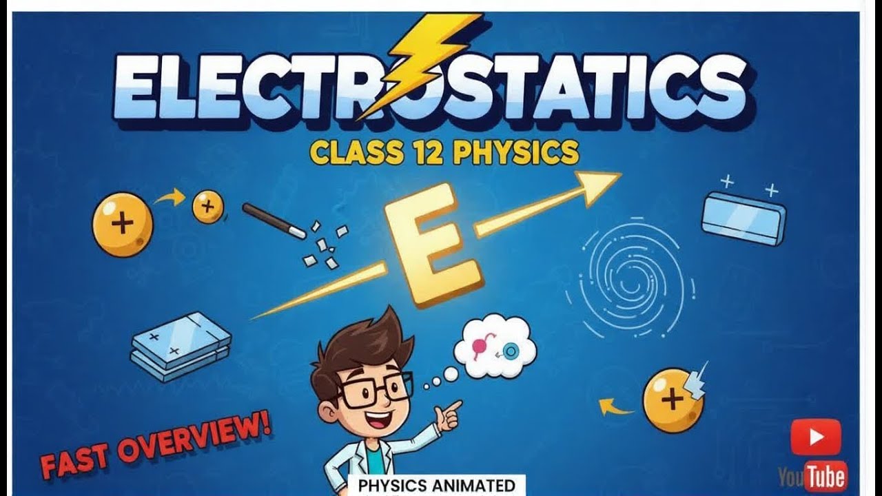 Electrostatics Explained ⚡ | Physics Animation