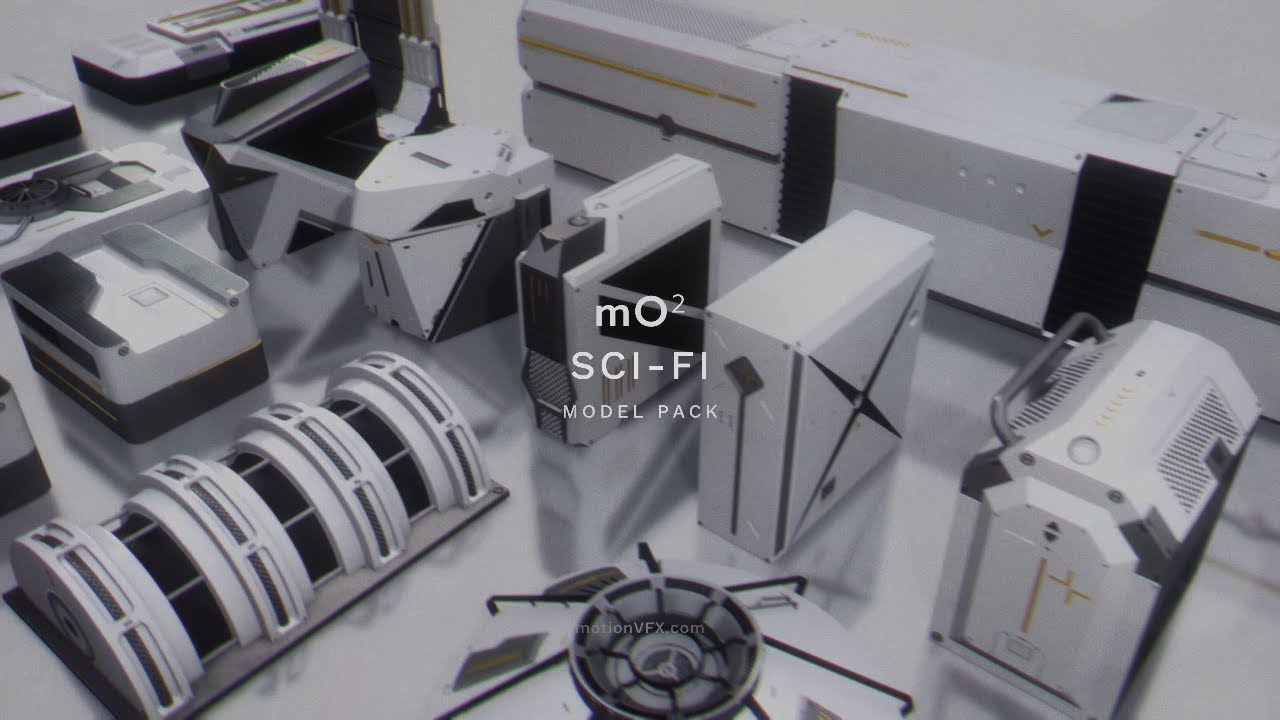 SciFi Model Pack for mO2 Apple Motion and FCPX Plugin