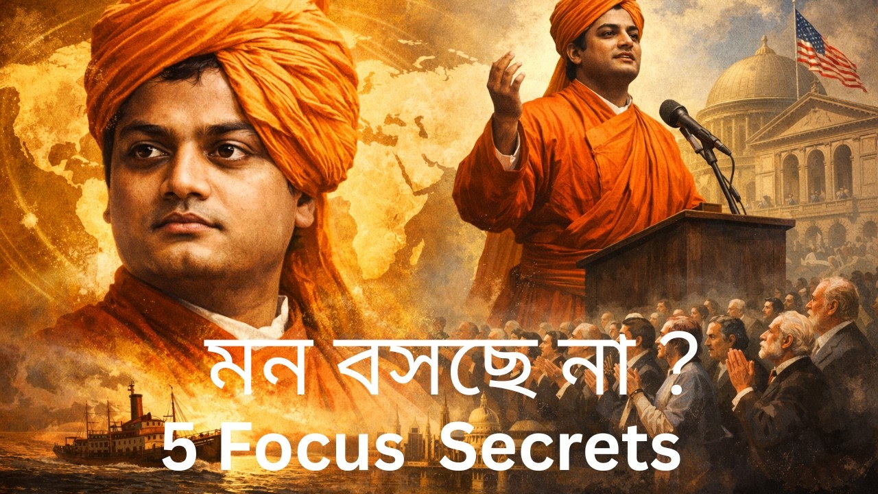 মন বসছে না? ৫টি একাগ্রতার গোপন সূত্র | Swami Vivekananda’s Concentration Tips