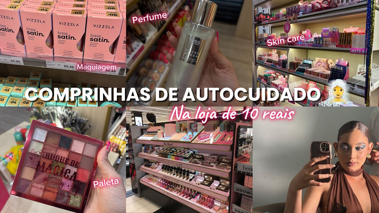 COMPRINHAS DE AUTOCUIDADO NA LOJA DE 10$ ✨🛍️🫧/ muita maquiagem 
