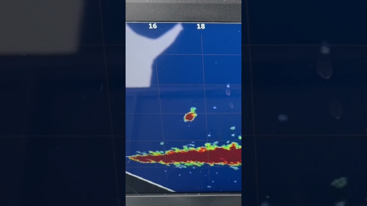 Eagle Eye 9 ice fishing forward live sonar.  Transducer 15 feet away facing lure 10 foot depth