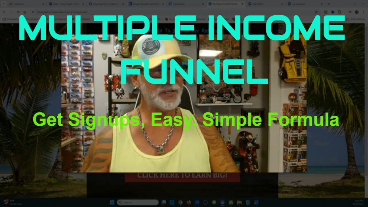 MULTIPLE INCOME FUNNEL: How I Get Signups, Simple Easy Formula