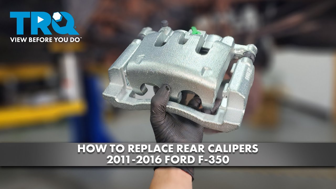 How to Replace Rear Calipers 2011-2016 Ford F-350