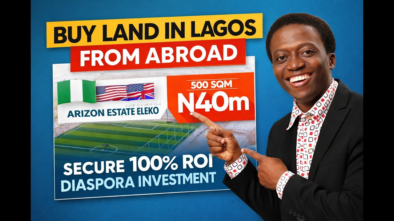 Buy Land in Lagos Nigeria from Abroad | Arizon Estate Eleko – 500SQM with C of O | Diaspora #land