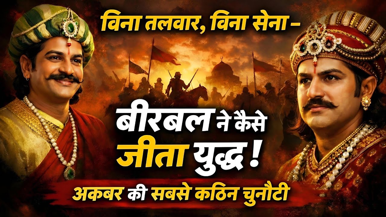अकबर ने दी बीरबल को नामुमकिन चुनौती | बिना हथियार के युद्ध जीत कर दिखाओ | akber birbal hindi story 
