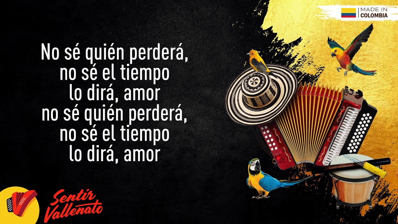 Quién Perderá, Los Diablitos, Video Letra - Sentir Vallenato