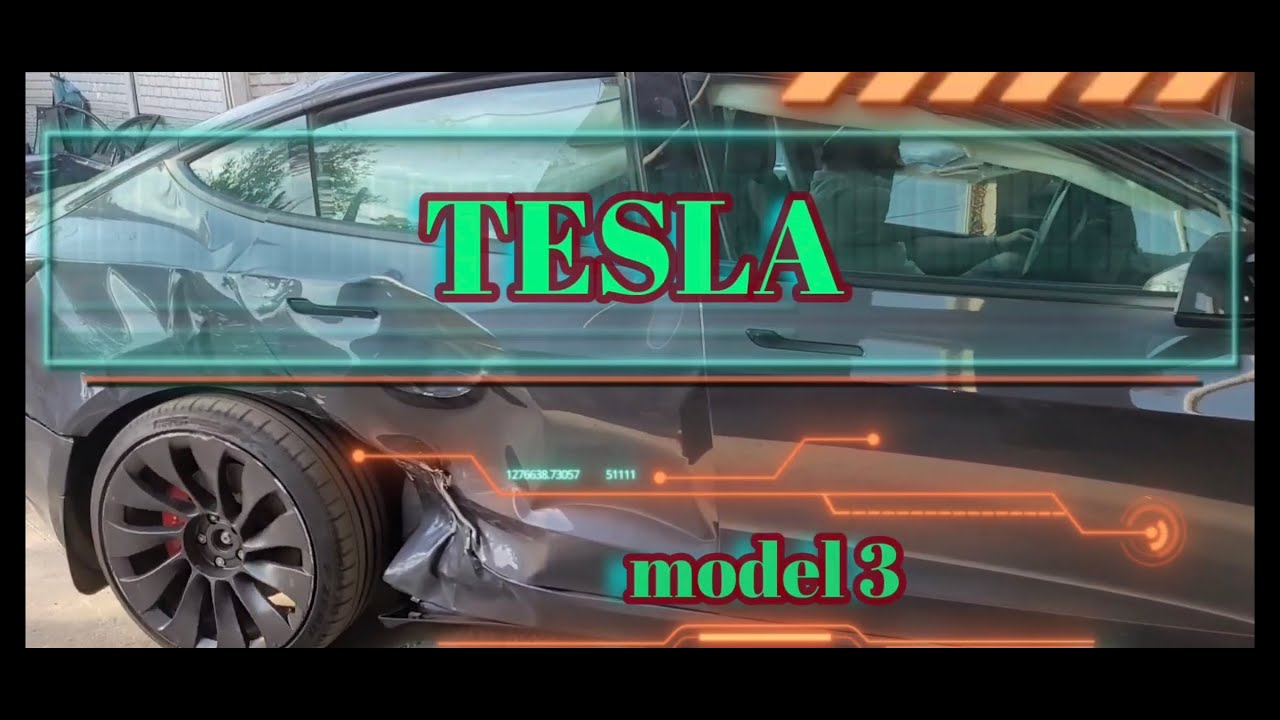 Tesla model 3 замена задней четверти