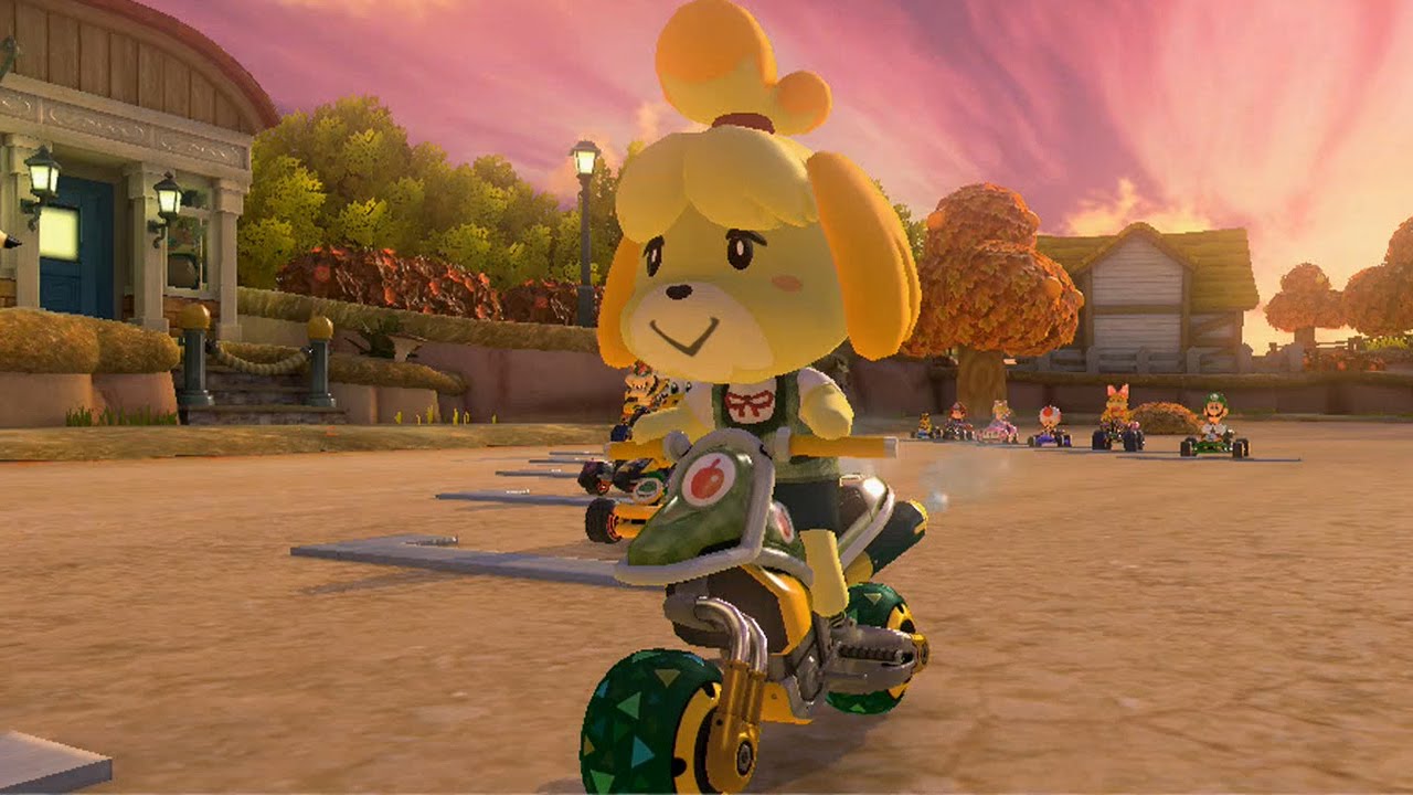 Mario Kart 8 DLC - Crossing Cup 200cc (Isabelle)