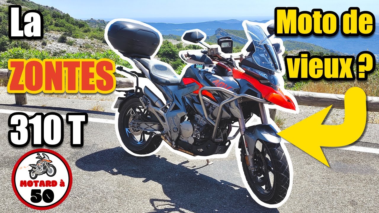 A 𝟝𝟘 ans, j'achète ma première moto  : une ZONTES 310T 😍 !