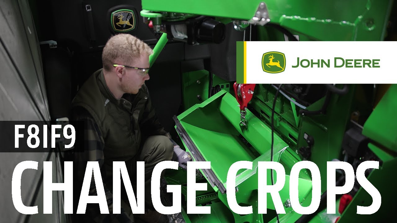 Easy CROP CHANGEOVER: John Deere SPFH F8 & F9