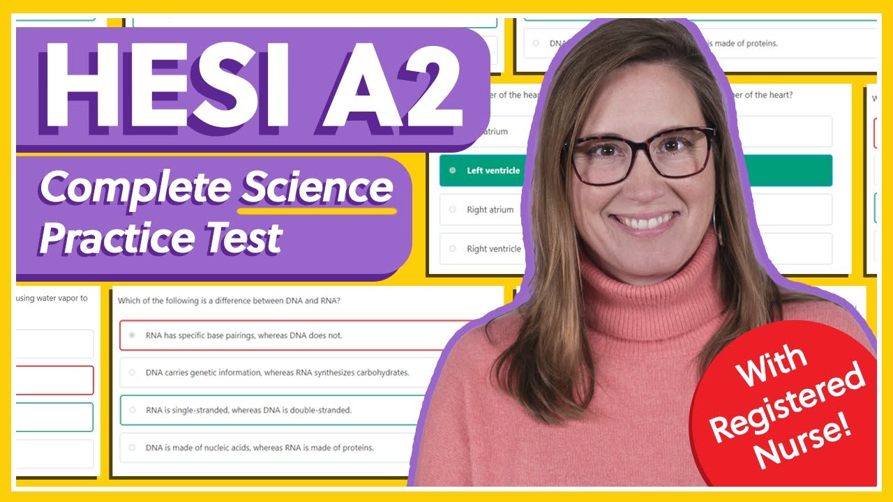 HESI A2 Science Practice Test (With Registered Nurse!)
