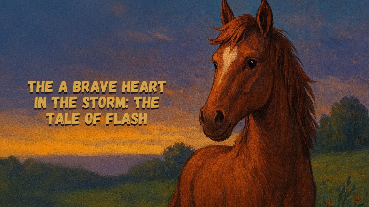 🐴Flash the Brave Horse | A Courageous Bedtime Story for Kids
