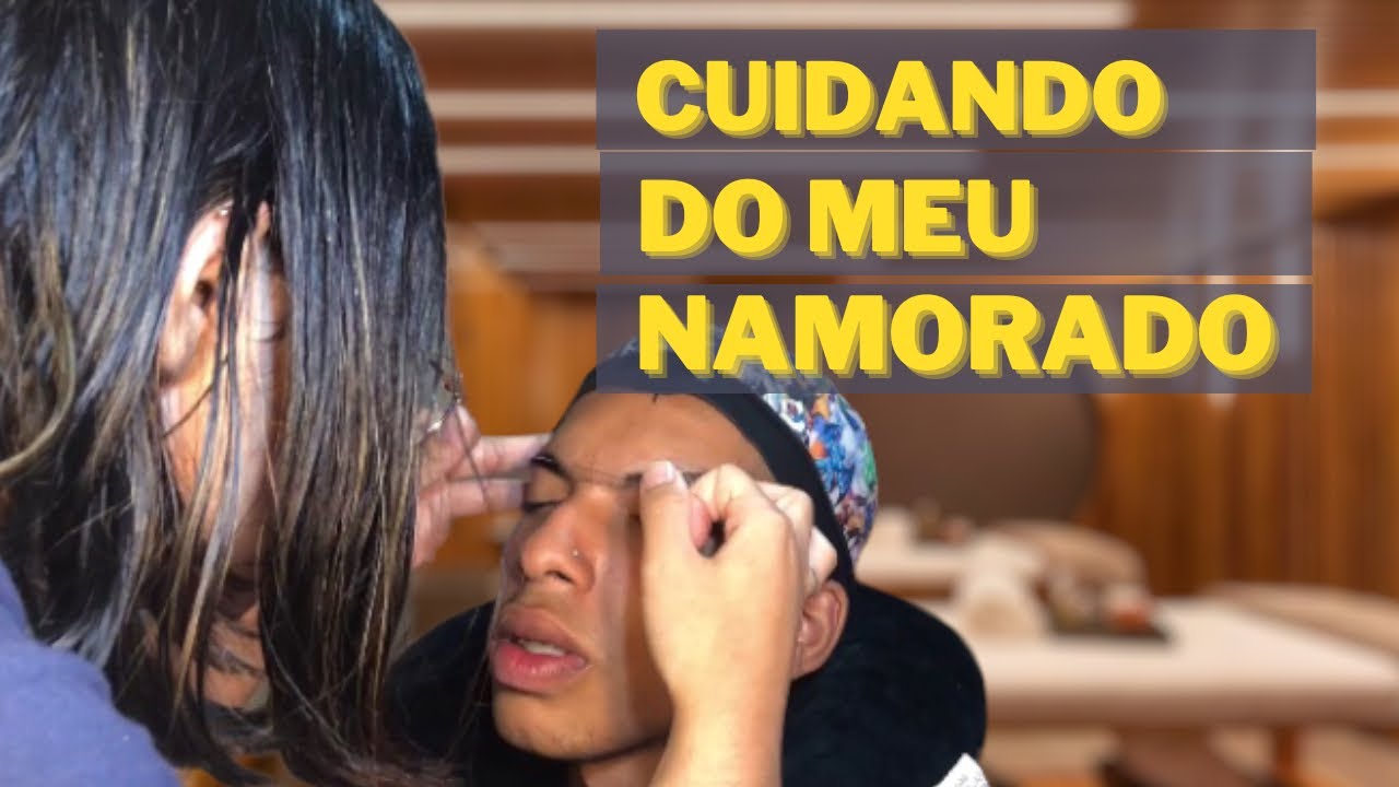 FIZ A SOBRANCELHA DO MEU NAMORADO E DEU RUIM 🥶