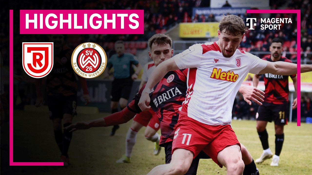 SSV Jahn Regensburg - SV Wehen Wiesbaden | Highlights 3. Liga | MAGENTA SPORT