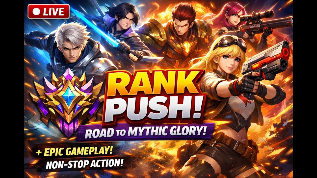 English Mobile Legends | Live Rank Push | Playing Solo