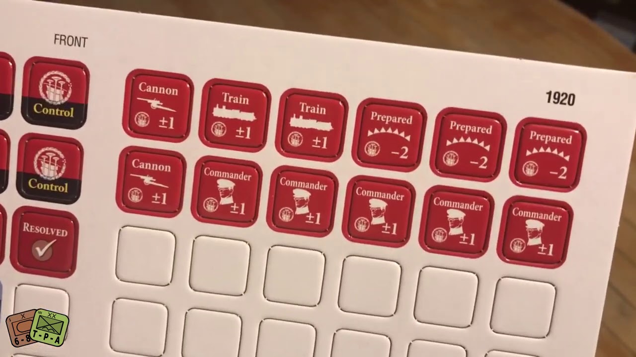 Unboxing: All Bridges Burning from GMT Games - The Players' Aid
