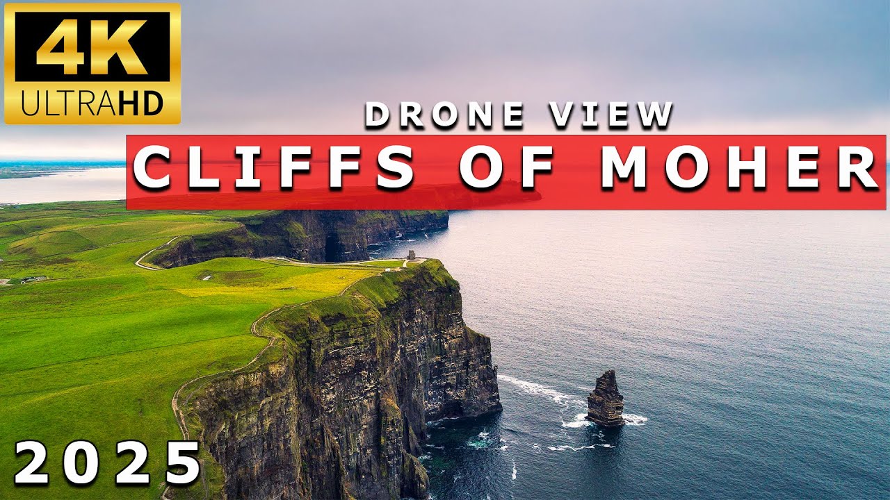 CLIFFS OF MOHER 🇮🇪 Drone Aerial 4K  IRELAND Éire Aillte an Mhothair