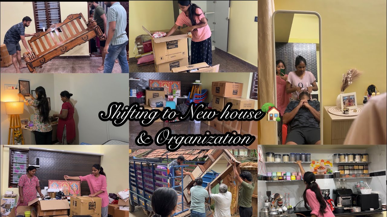 Vlog#46 🏡House shifting and new home organization||Friends came here to help in shifting #home #diml