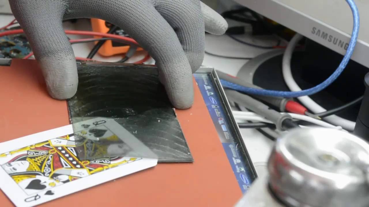 técnica para cambiar polarizado de display Samsung Galaxy S5 G900 de forma casera sin maquina