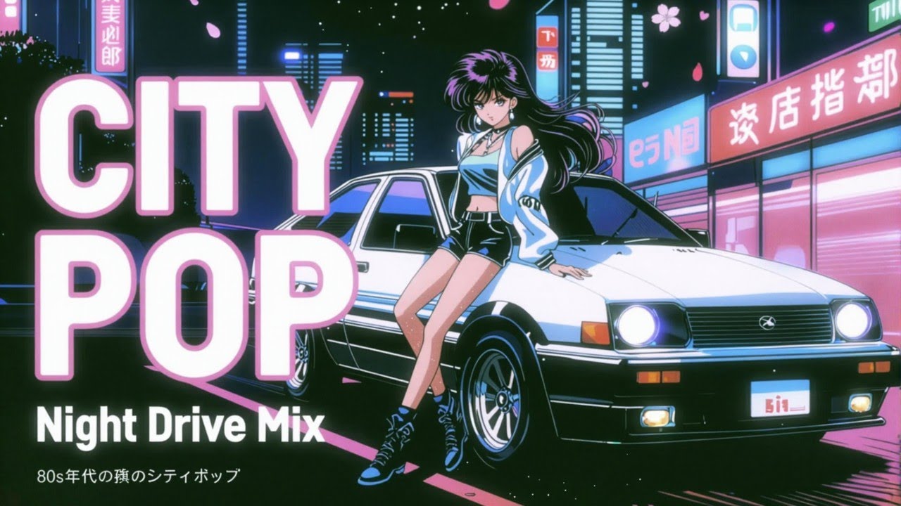 TOKYO NIGHT DRIVE 🌃 | 80s–90s Japanese City Pop & Synthwave Playlist 日本のシティポップ