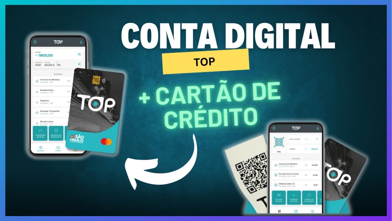 NOVA CONTA DIGITAL  TOP + CART&Atilde;O DE CR&Eacute;DITO